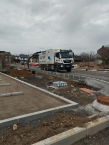 Travaux de terrassement par aspiration pour Nonet par Gefor à Wanze