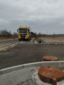 Terrassement par aspiration d'une voirie pour Nonet à Wanze