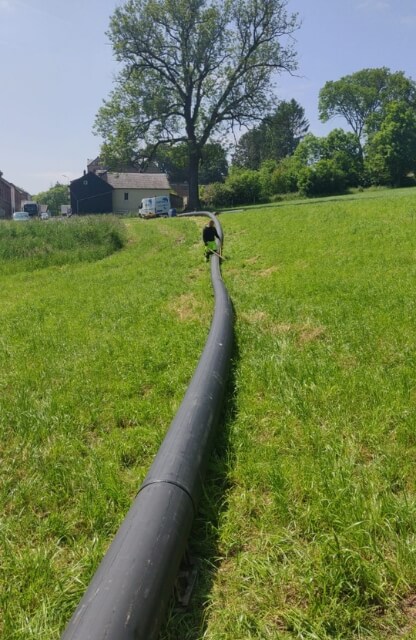 Chantier de forage dirigé pour Bodarwe