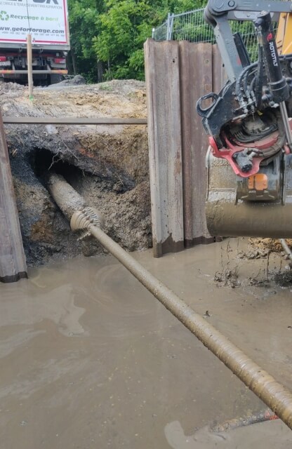 Travaux de forage dirigé horizontal à Plombières